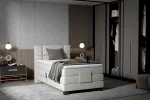 Elektrisches Boxspring-Einzelbett REY 100 – im Raum