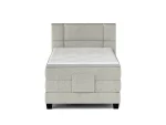 Elektrisches Boxspring-Einzelbett REY 100 – auf weißem Hintergrund