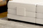 Elektrisches Boxspring-Doppelbett REY – Detail, im Raum