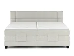 Elektrisches Boxspring-Doppelbett REY – auf weißem Hintergrund