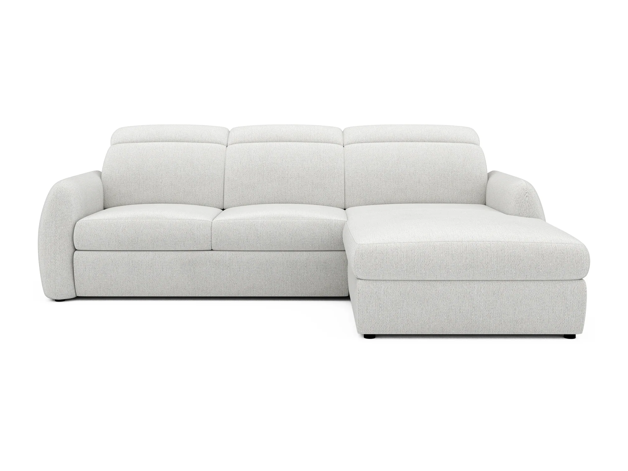 Eckschlafsofa mit Bettkasten SANCHO S – auf weißem Hintergrund