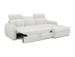 Eckschlafsofa mit Bettkasten SANCHO S – als Bett geöffnet