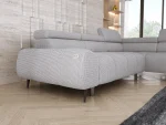 Divano angolare relax con seduta elettrica SANTO L – dettaglio, ambientazione