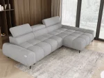 Relax-Ecksofa mit elektrischem Sitz SANTO S – Ansicht von oben, im Raum