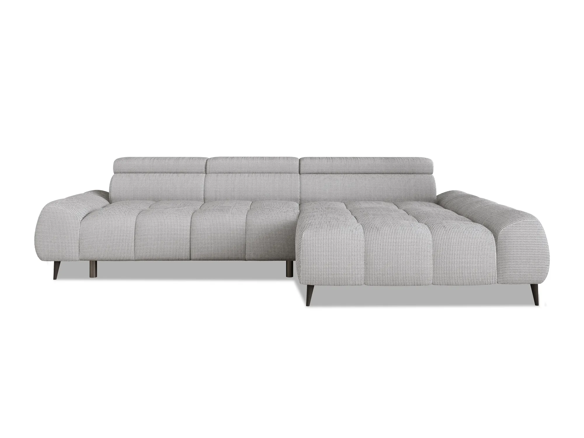Relax-Ecksofa mit elektrischem Sitz SANTO S – auf weißem Hintergrund