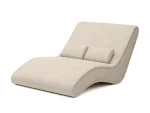 Chaise longue relax SATO 120 – vista laterale, su sfondo bianco