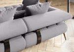U-förmiges Eckschlafsofa mit elektrischem Sitz SELEDO XL – Detail, im Raum