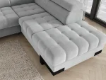 Ecksofa Selva L konfigurierbar – Detail, im Raum