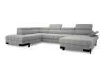 Ecksofa SELVA XL forma U – Schrägansicht, auf weißem Hintergrund