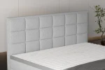 Boxspring-Doppelbett mit Bettkasten SEMENO – Detail, im Raum