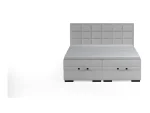Boxspring-Doppelbett mit Bettkasten SEMENO – auf weißem Hintergrund