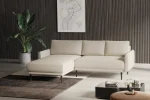 Eckschlafsofa mit Bettkasten SOHO – im Raum
