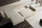 Eckschlafsofa mit Bettkasten SOHO – Detail, im Raum