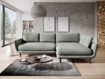 Eckschlafsofa mit Bettkasten SOLANO – im Raum