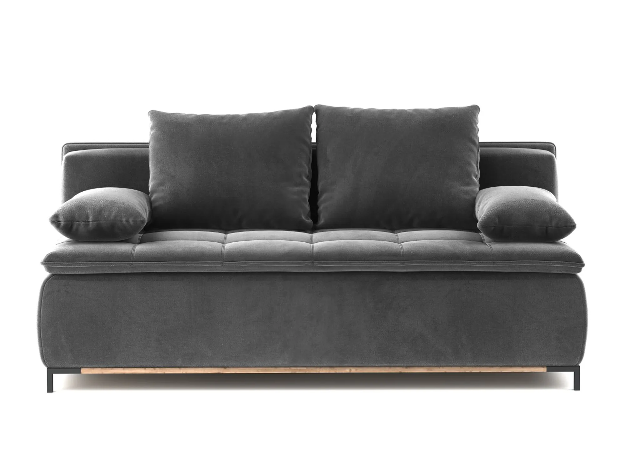 2-Sitzer-Schlafsofa mit Bettkasten SWEET – auf weißem Hintergrund