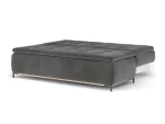 2-Sitzer-Schlafsofa mit Bettkasten SWEET – Funktion geöffnet, auf weißem Hintergrund