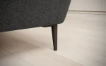 Eckschlafsofa mit Bettkasten TEMPO L – Detail, im Raum