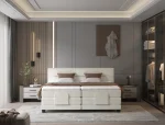 Letto matrimoniale boxspring elettrico TESSA – ambientazione