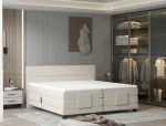 Letto matrimoniale boxspring elettrico TESSA – ambientazione