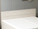 Letto matrimoniale boxspring elettrico TESSA – dettaglio, ambientazione