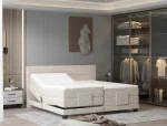 Letto matrimoniale boxspring elettrico TESSA – funzione aperta, ambientazione