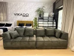 Sofa TIGA BIGSOFA grün Palladium 11 – Originalfoto des sofort verfügbaren Exemplars, Showroom Vikado Bozen (2)