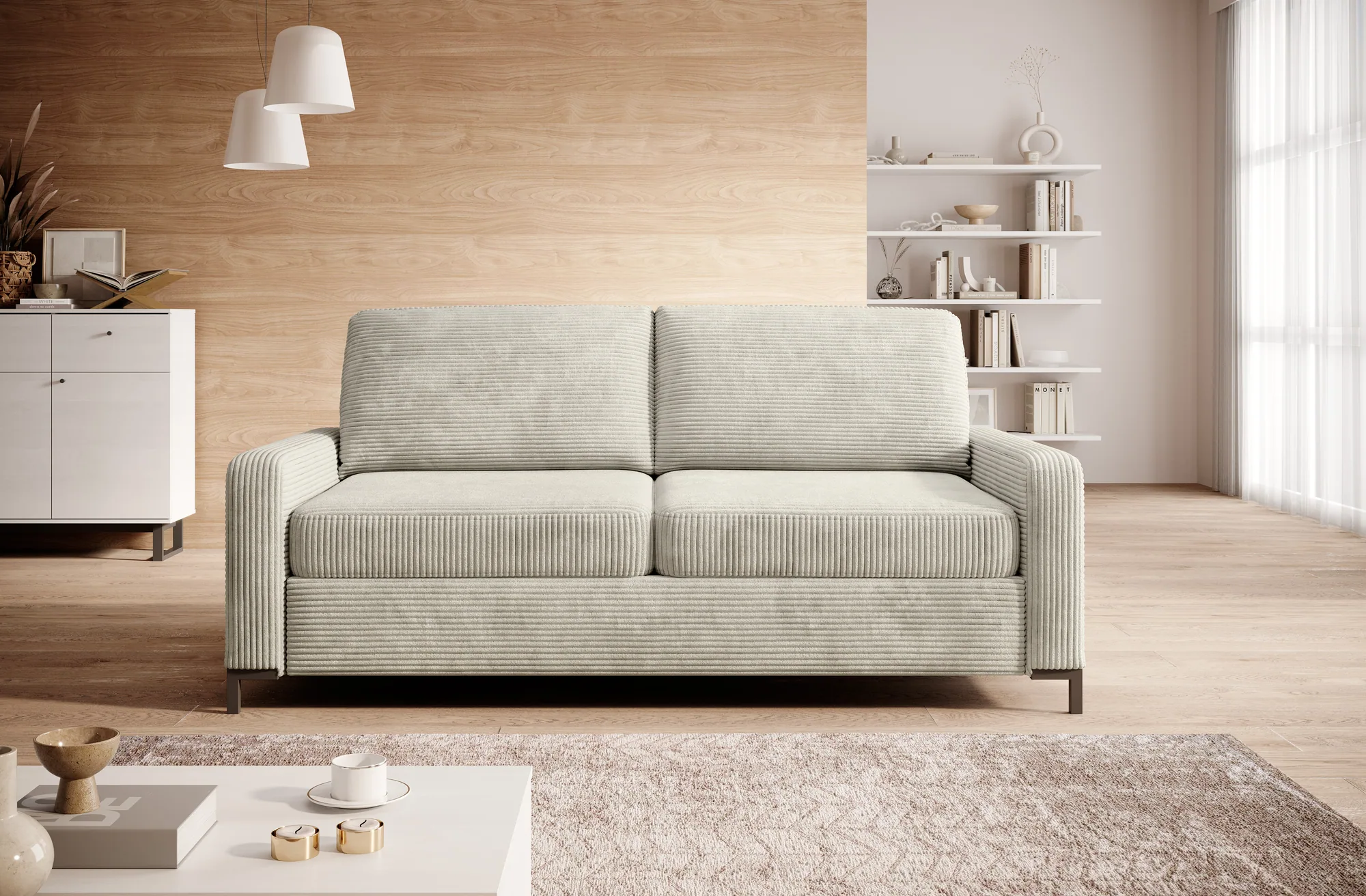 120-Sitzer-Schlafsofa TINO 120 – im Raum