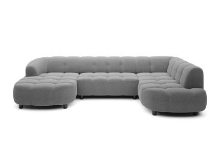 U-förmiges Relax-Ecksofa mit elektrischem Sitz Velpa XL – auf weißem Hintergrund