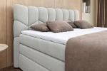 Boxspring-Doppelbett mit Bettkasten VERONA – Detail, im Raum