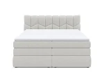 Boxspring-Doppelbett mit Bettkasten VERONA – auf weißem Hintergrund