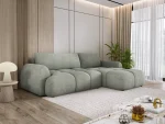 Divano letto angolare con contenitore WIND S – vista angolare, ambientazione