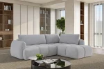 Eckschlafsofa mit Bettkasten WIND L – im Raum