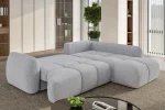 Eckschlafsofa mit Bettkasten WIND L – im Raum