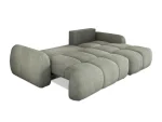 Divano letto angolare con contenitore WIND S – funzione aperta, su sfondo bianco